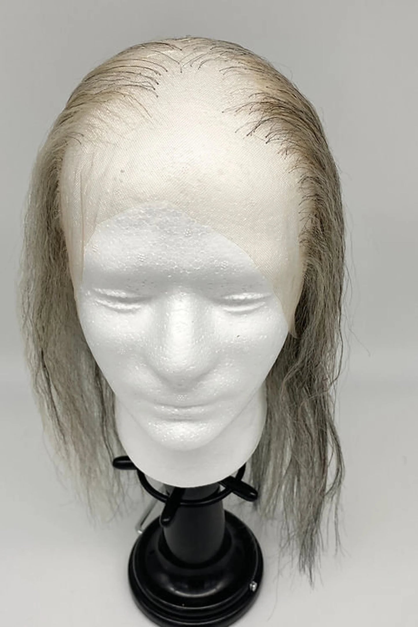 Balding grey Human Hair