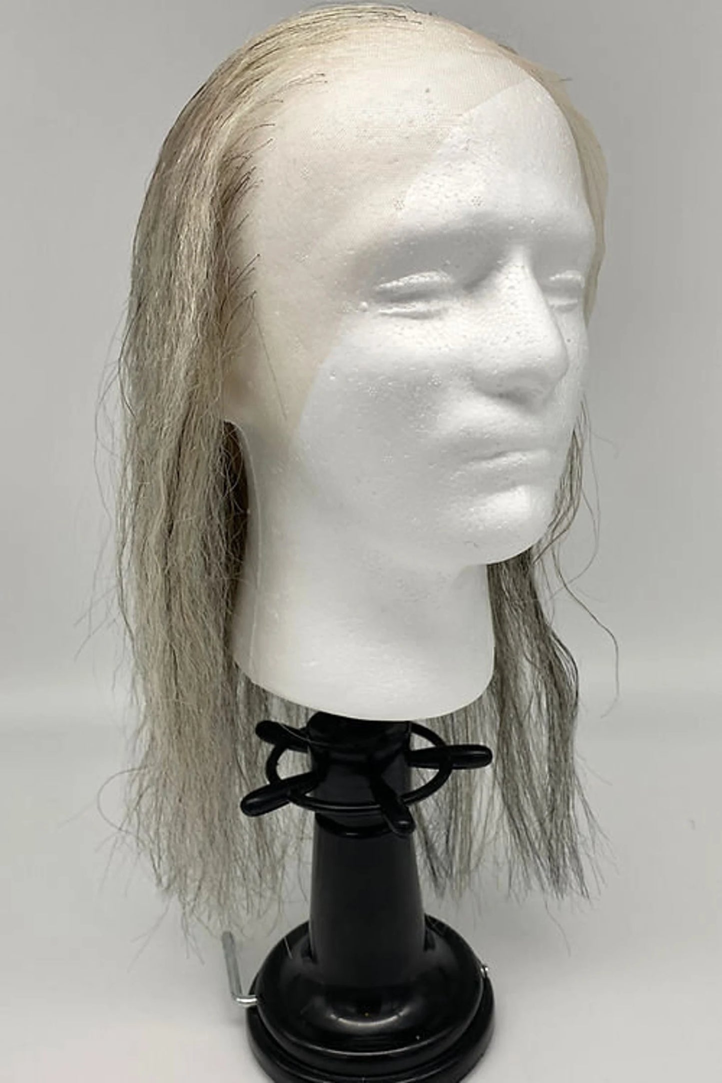 Balding grey Human Hair