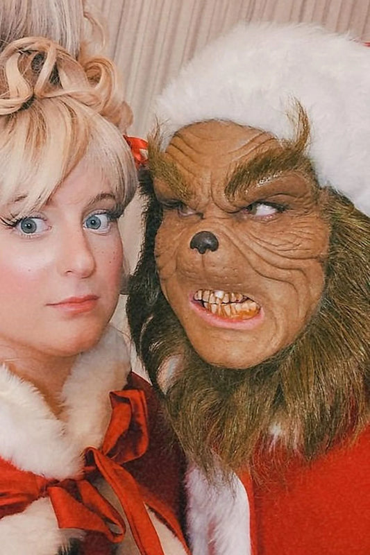 Grinch Facial frame and eyebrows Human Hair