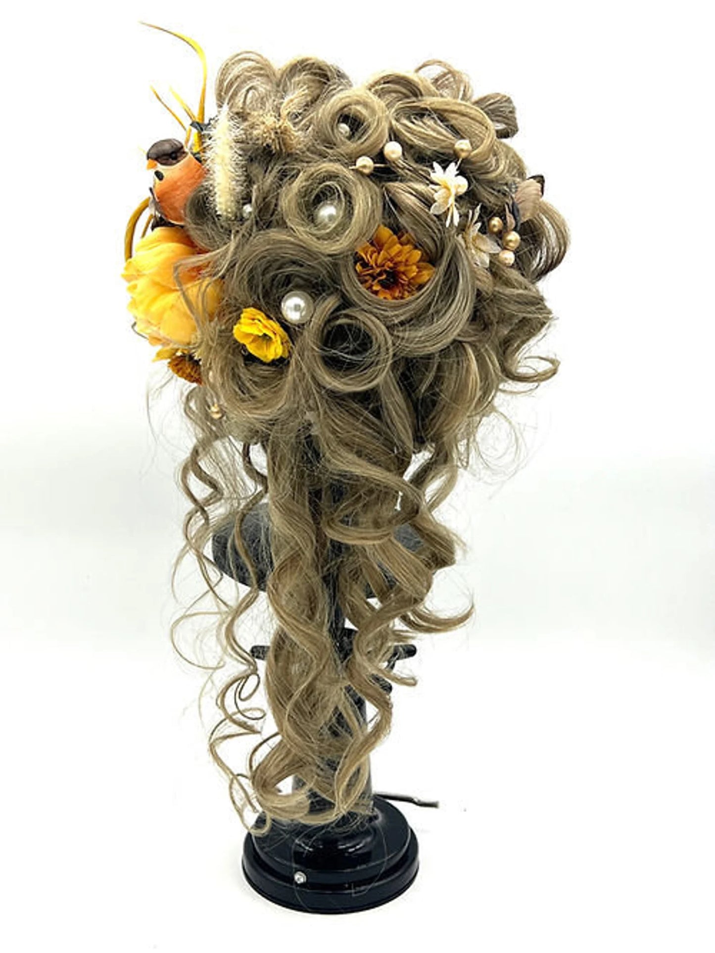 Summer updo Synthetic/Human Hair Blend