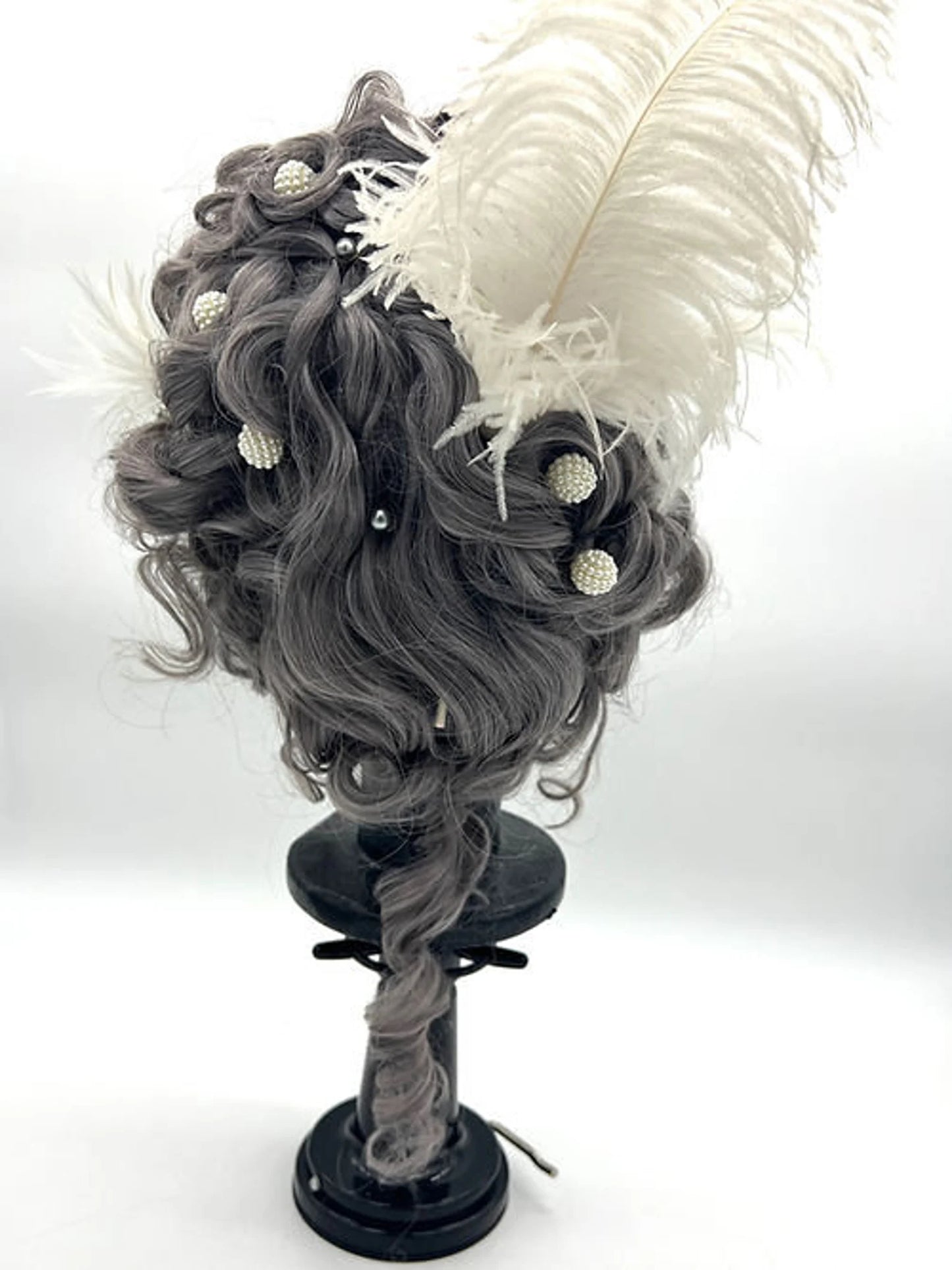 Blue grey 18th century Synthetic/Human Hair Blend (Bridgeton)