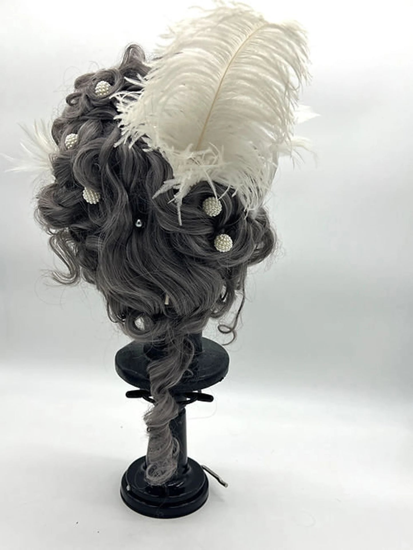 Blue grey 18th century Synthetic/Human Hair Blend (Bridgeton)