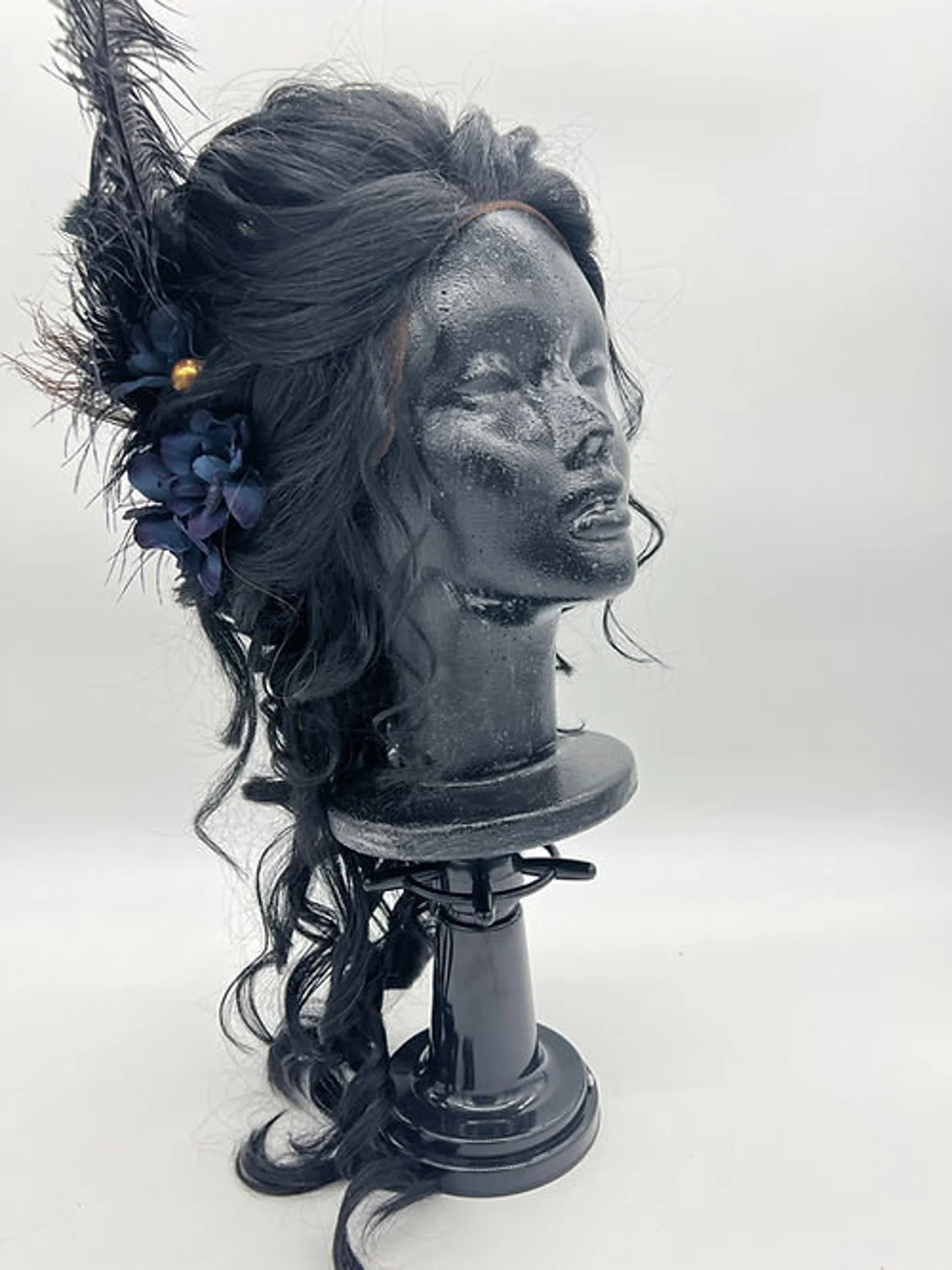 Peacock 18th century wig Synthetic/Human Hair Blend