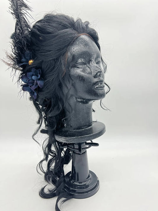 Peacock 18th century wig Synthetic/Human Hair Blend