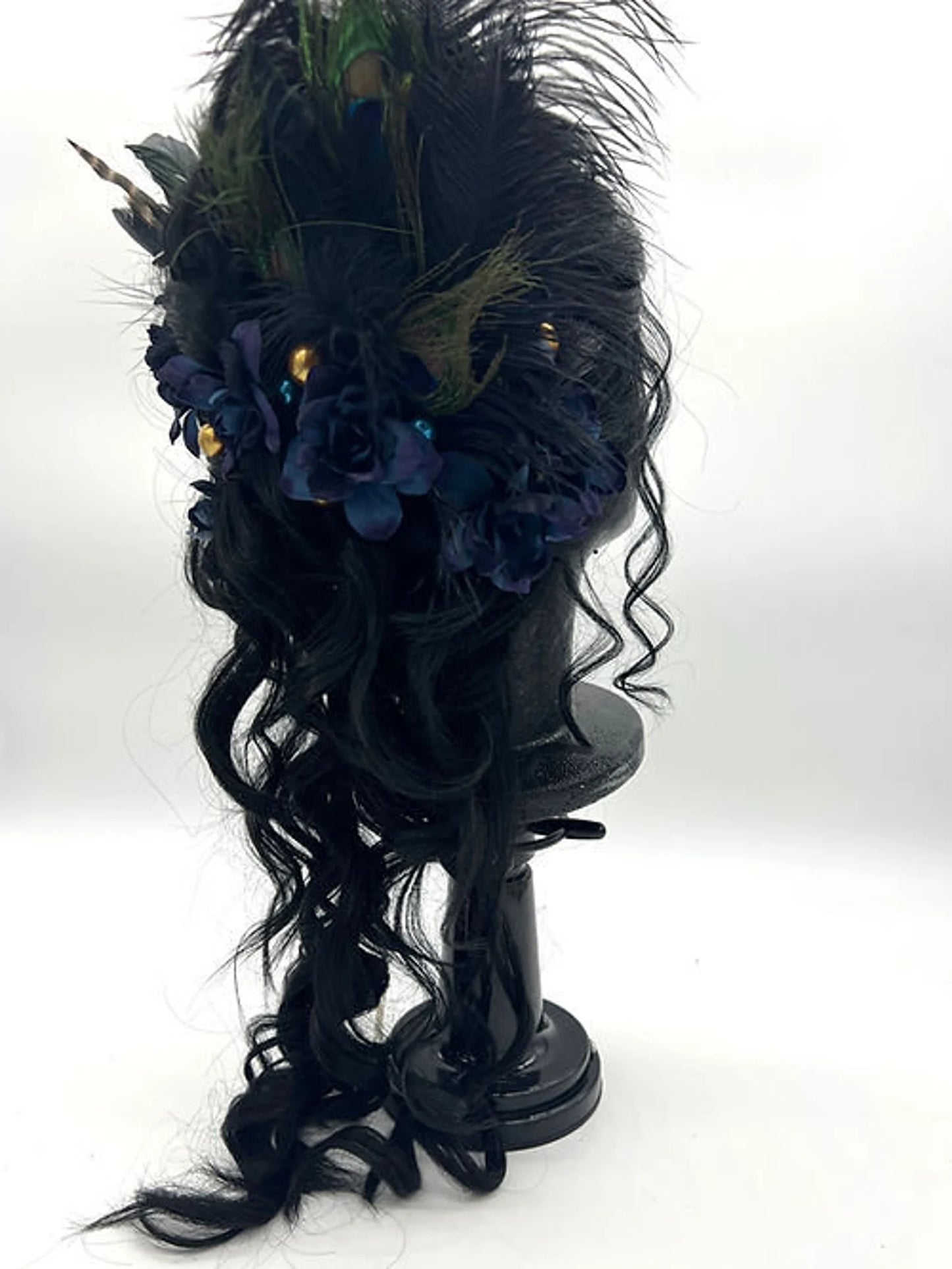 Peacock 18th century wig Synthetic/Human Hair Blend