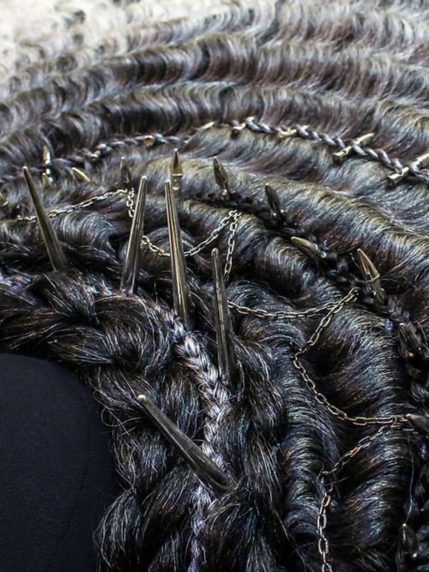 Fingerwave mohawk Human Hair