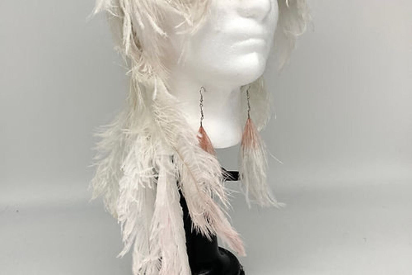 Feather wig Human Hair