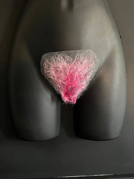 MerkinPink Heart Human Wig