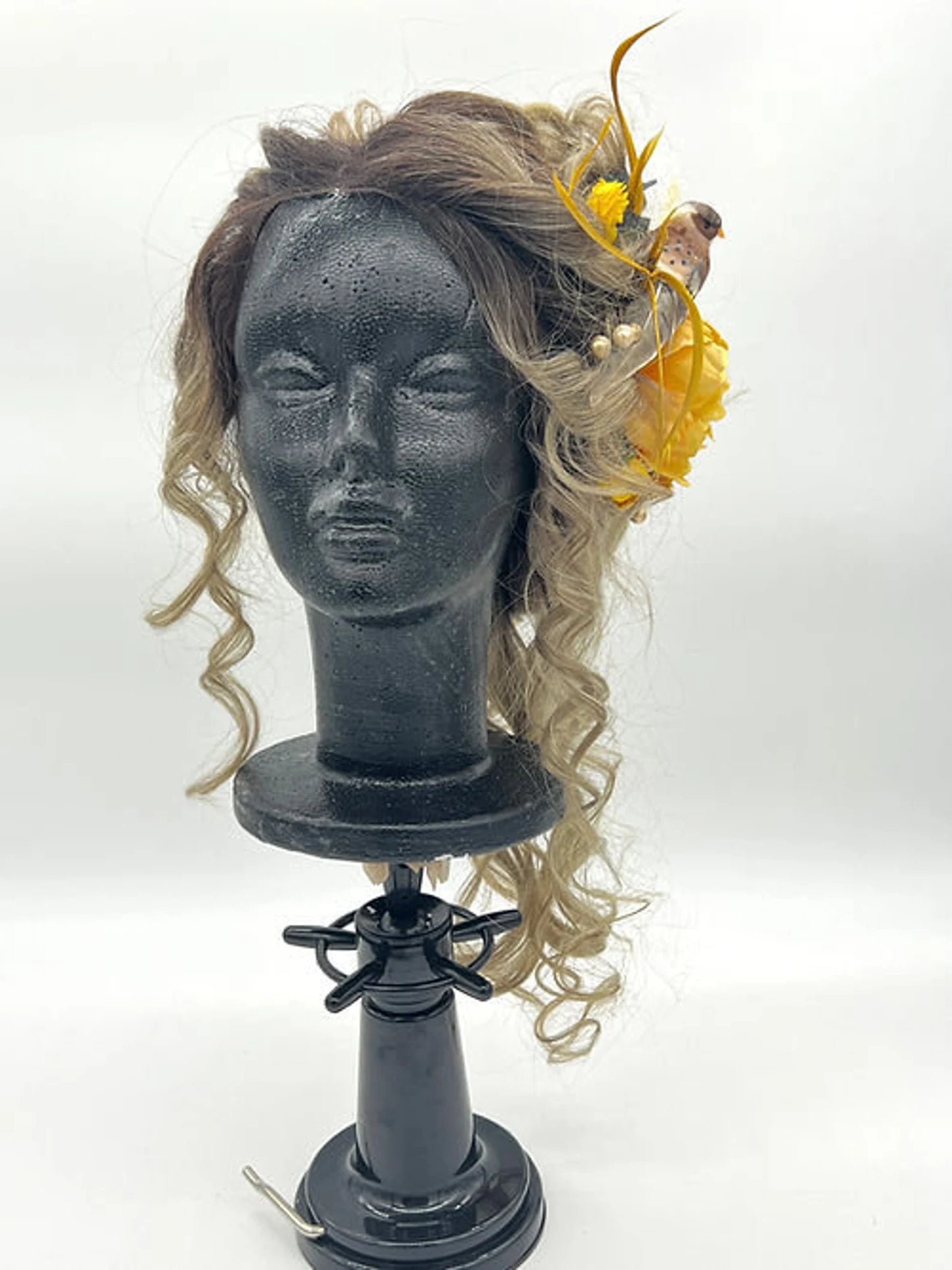 Summer updo Synthetic/Human Hair Blend