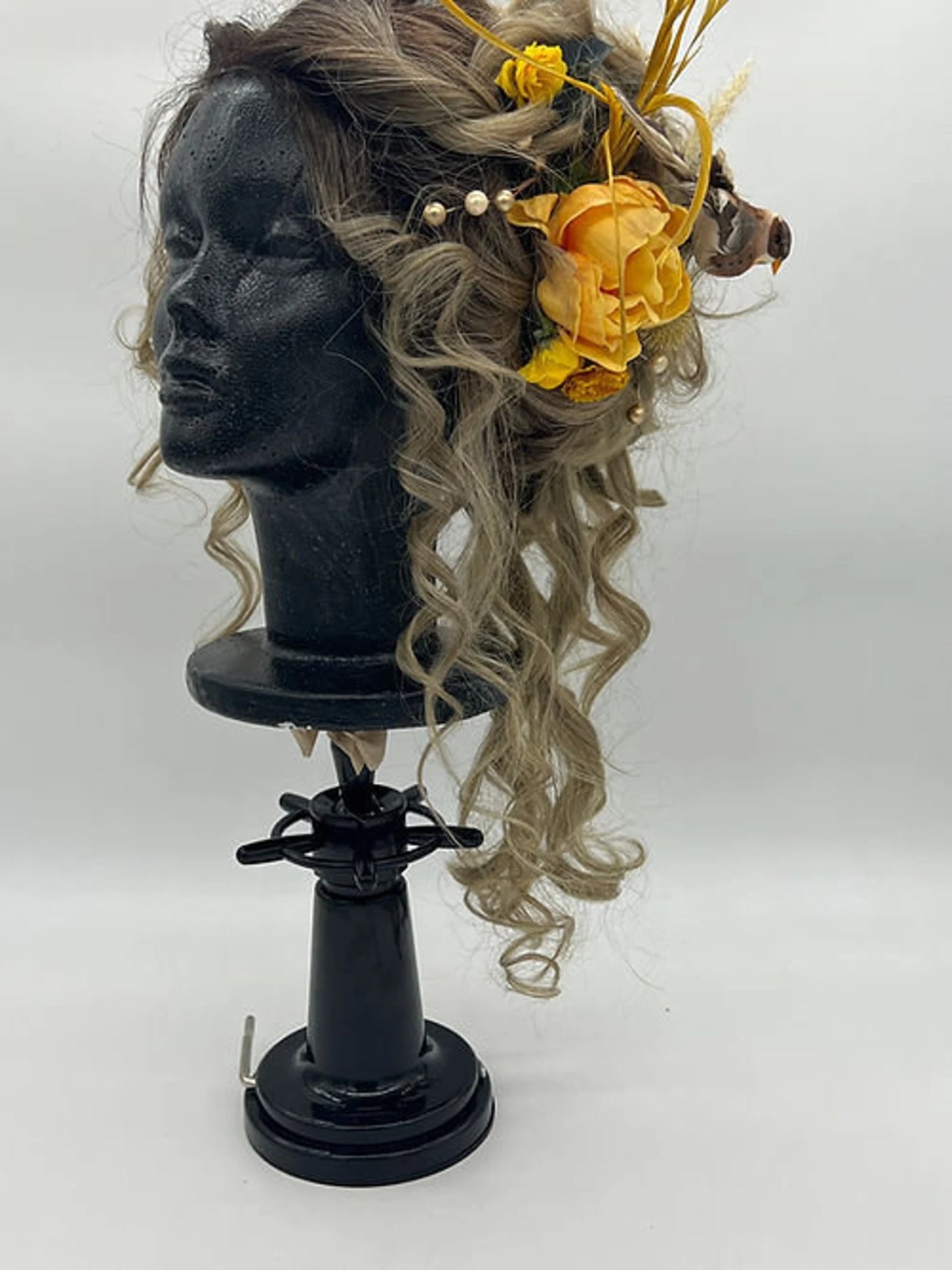 Summer updo Synthetic/Human Hair Blend