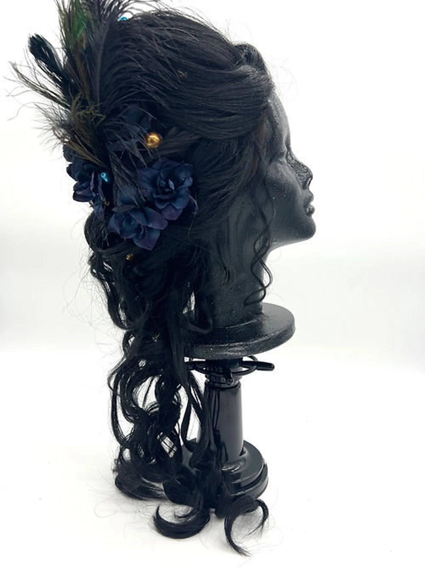 Peacock 18th century wig Synthetic/Human Hair Blend