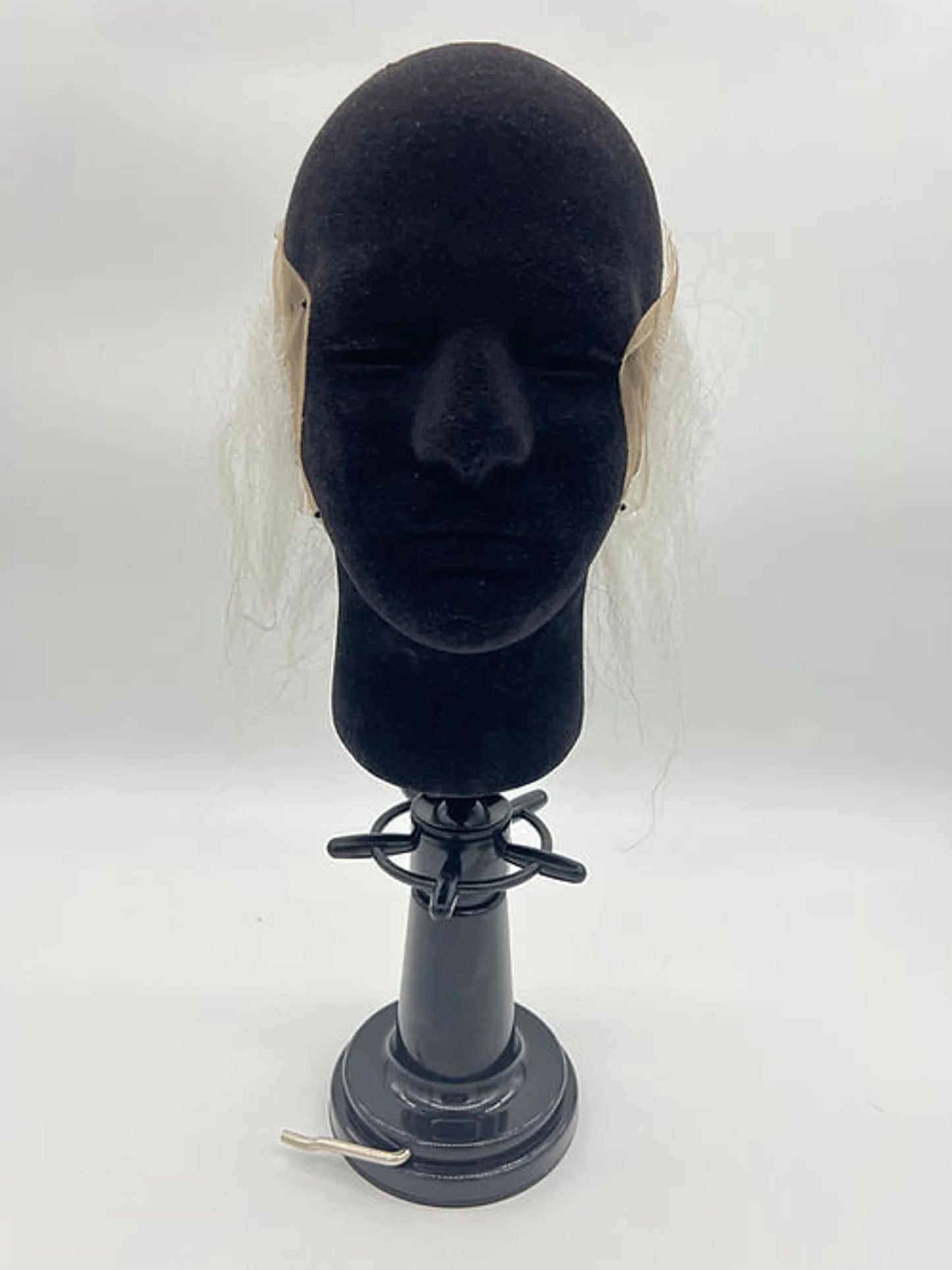 Zombie/deep receding hairline - white, semi-kinky Human Wig