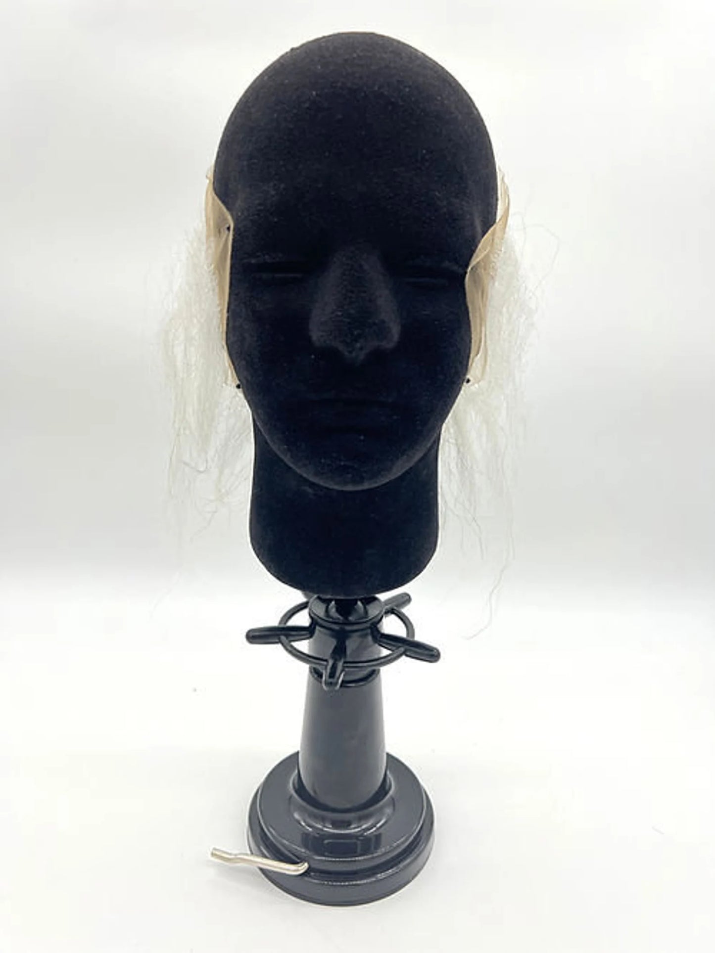 Deep receding white kinky Human Wig