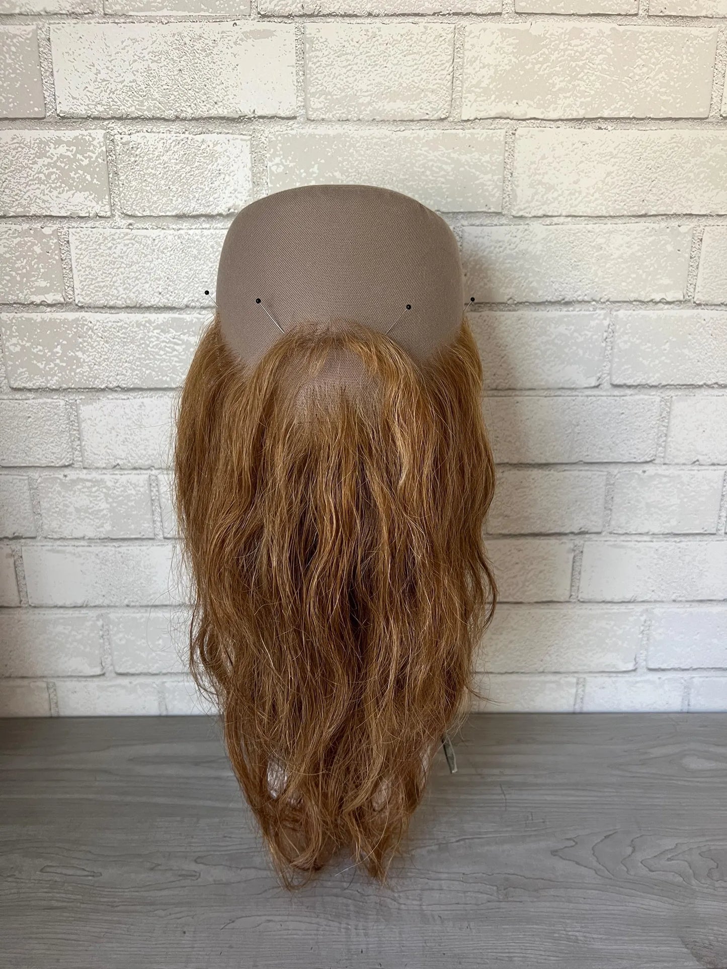 Red Human Hair Beard and mustache set (Viking, dwarf, fantasy)