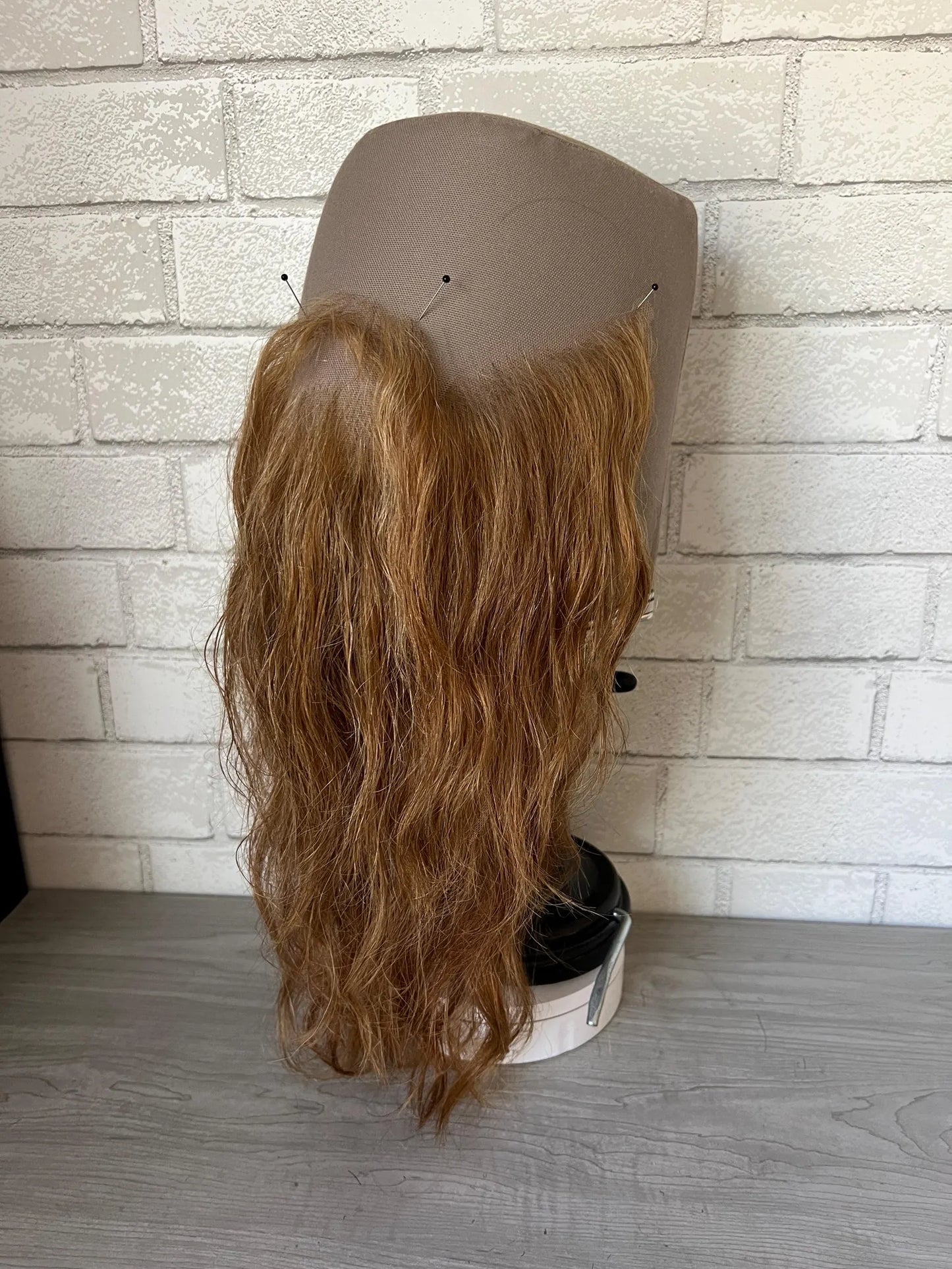 Red Human Hair Beard and mustache set (Viking, dwarf, fantasy)