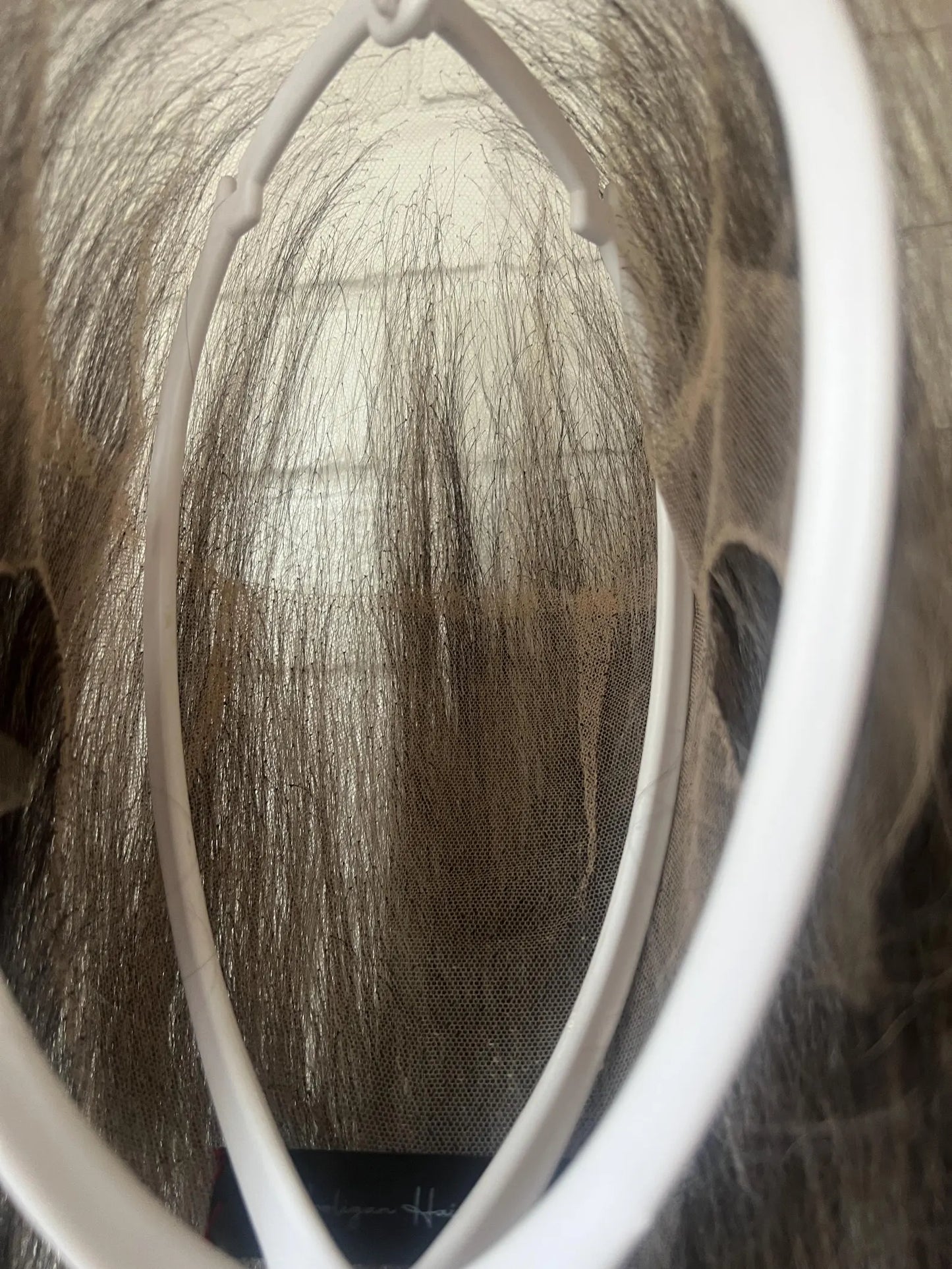 Thinning/ Balding grey Human Hair