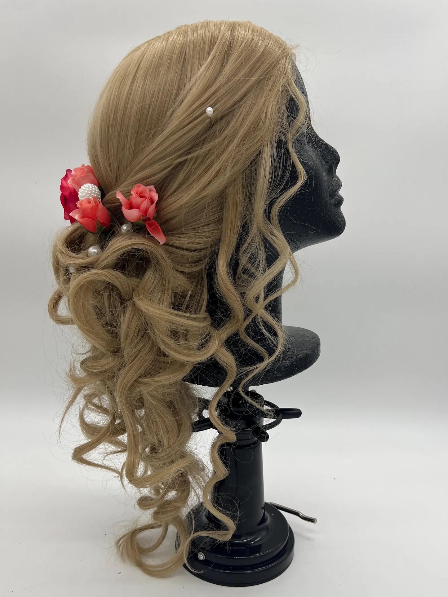 Blonde spring updo 18th century