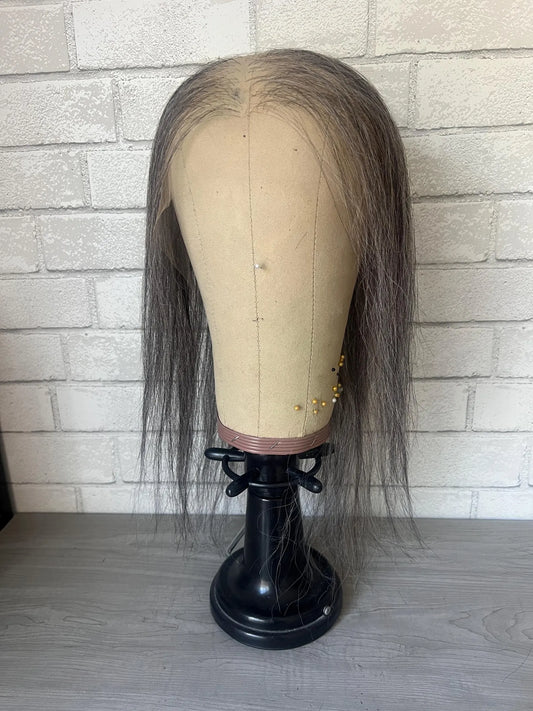 Thinning/ Balding grey Human Hair