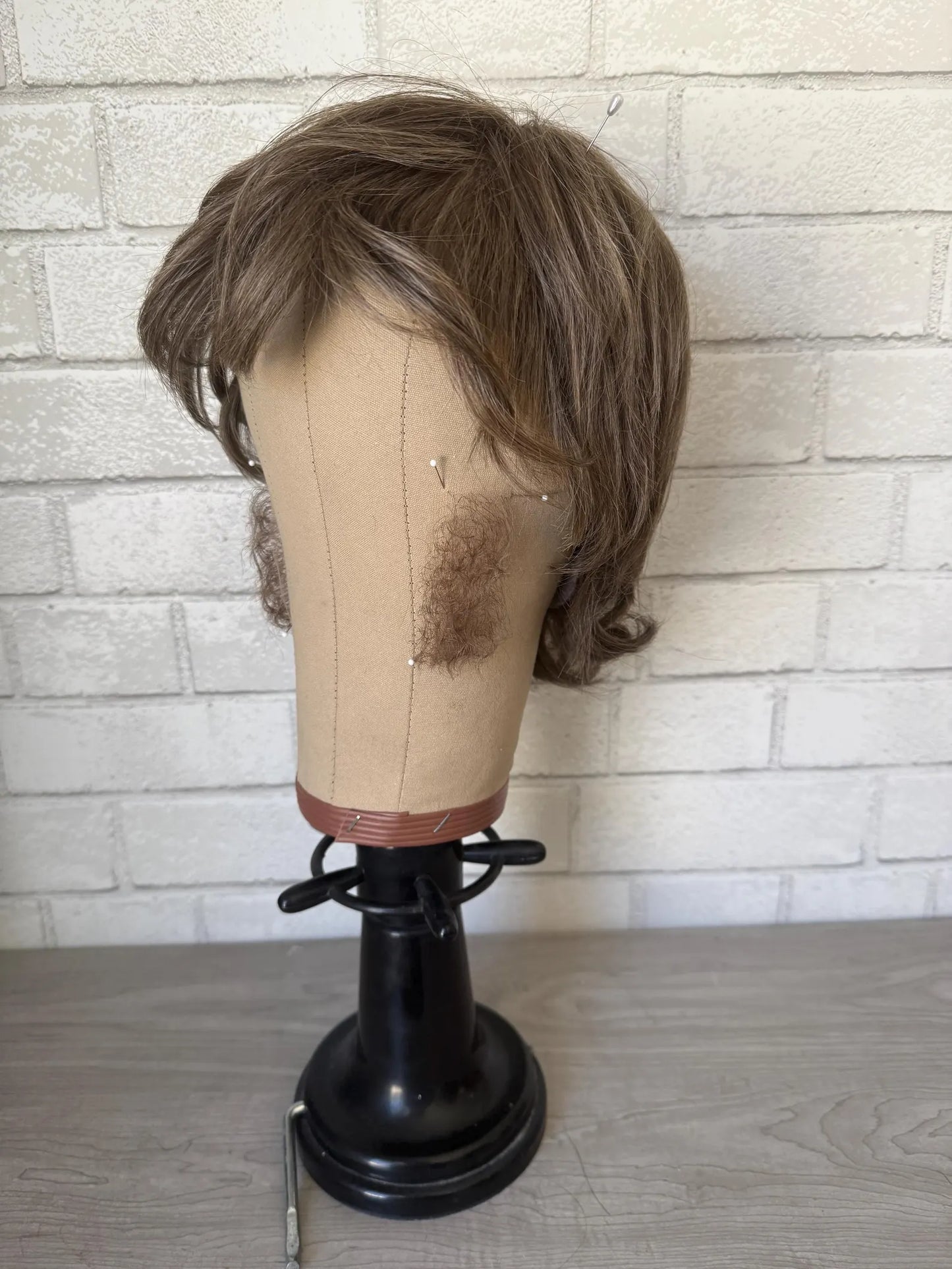 1970s Wig and Side burns set