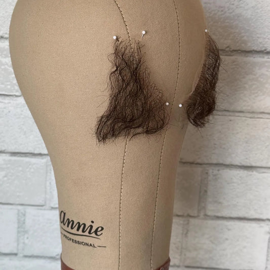 Side burns L shaped - Human Hair