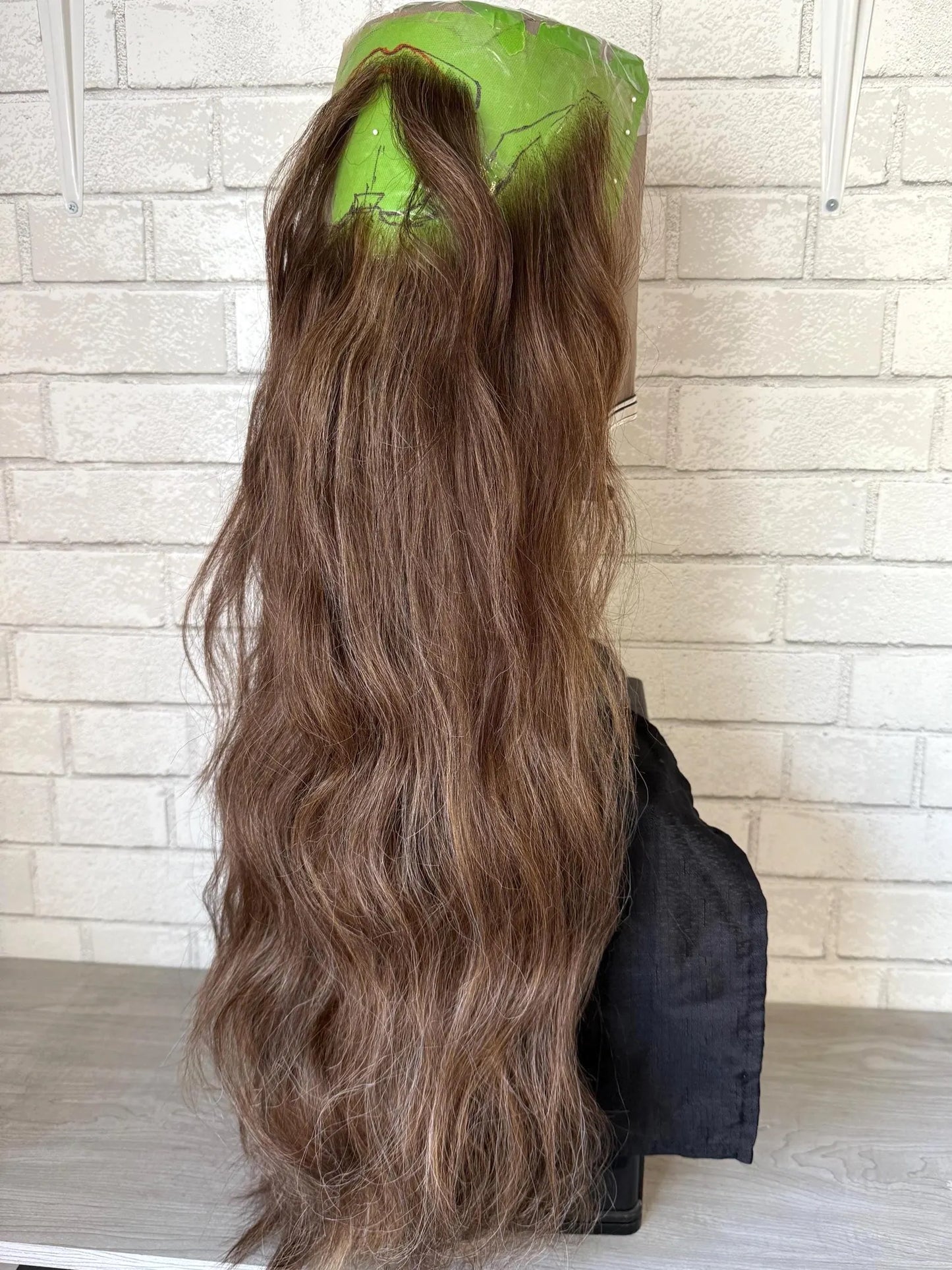 Extra Long Beard and mustache set braided or natural (Viking, dwarf, fantasy)