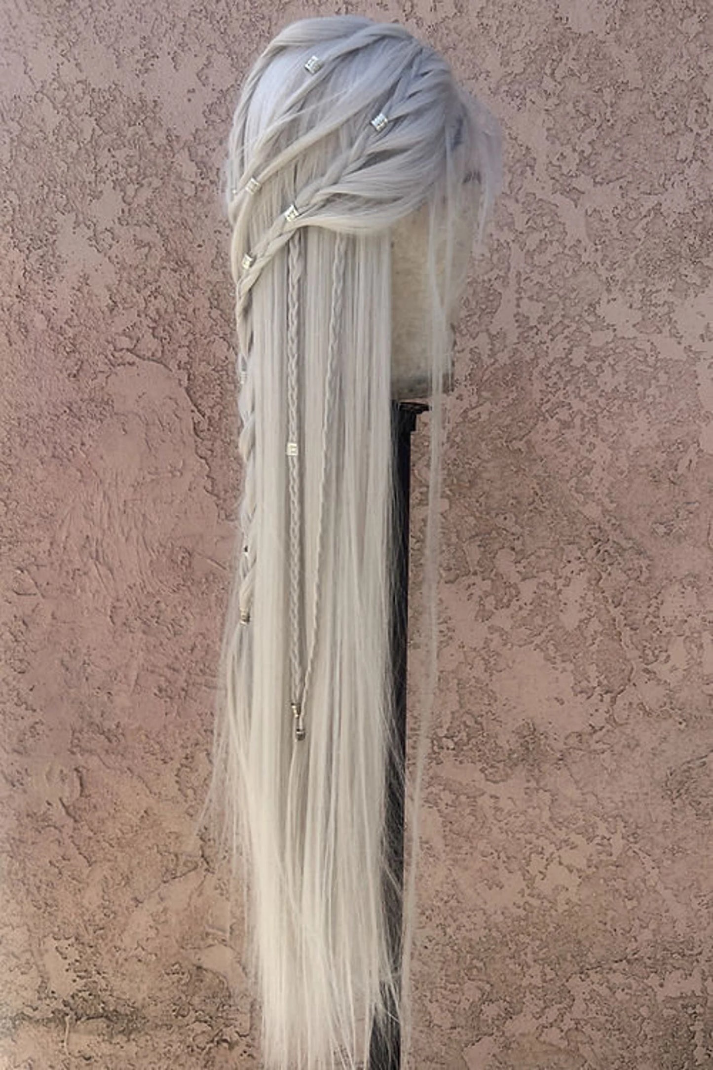 Khaleesi wig Human/synthetic hair blend