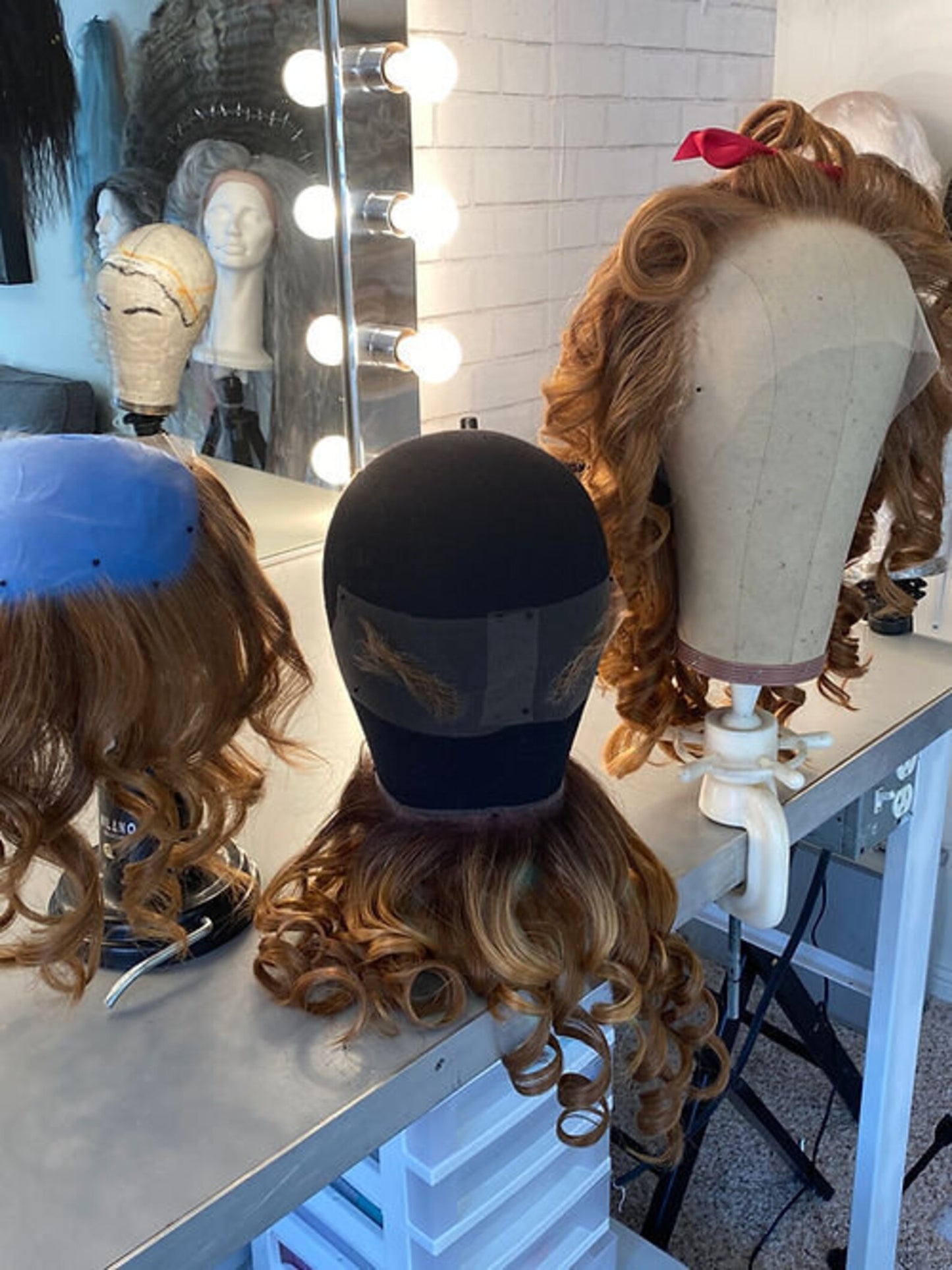 Cowardly Lion set Human Hair