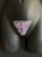 Merkin Purple Triangle Human Hair