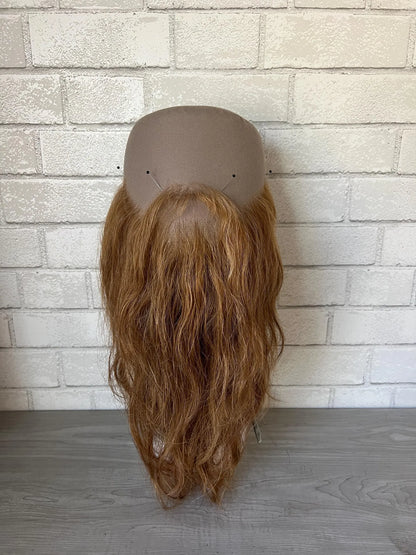 Red Human Hair Beard and mustache set (Viking, dwarf, fantasy)