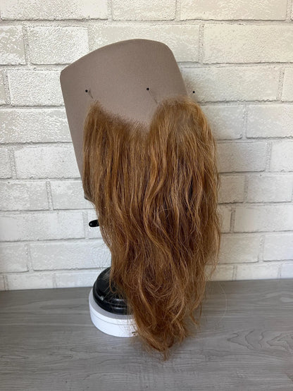 Red Human Hair Beard and mustache set (Viking, dwarf, fantasy)