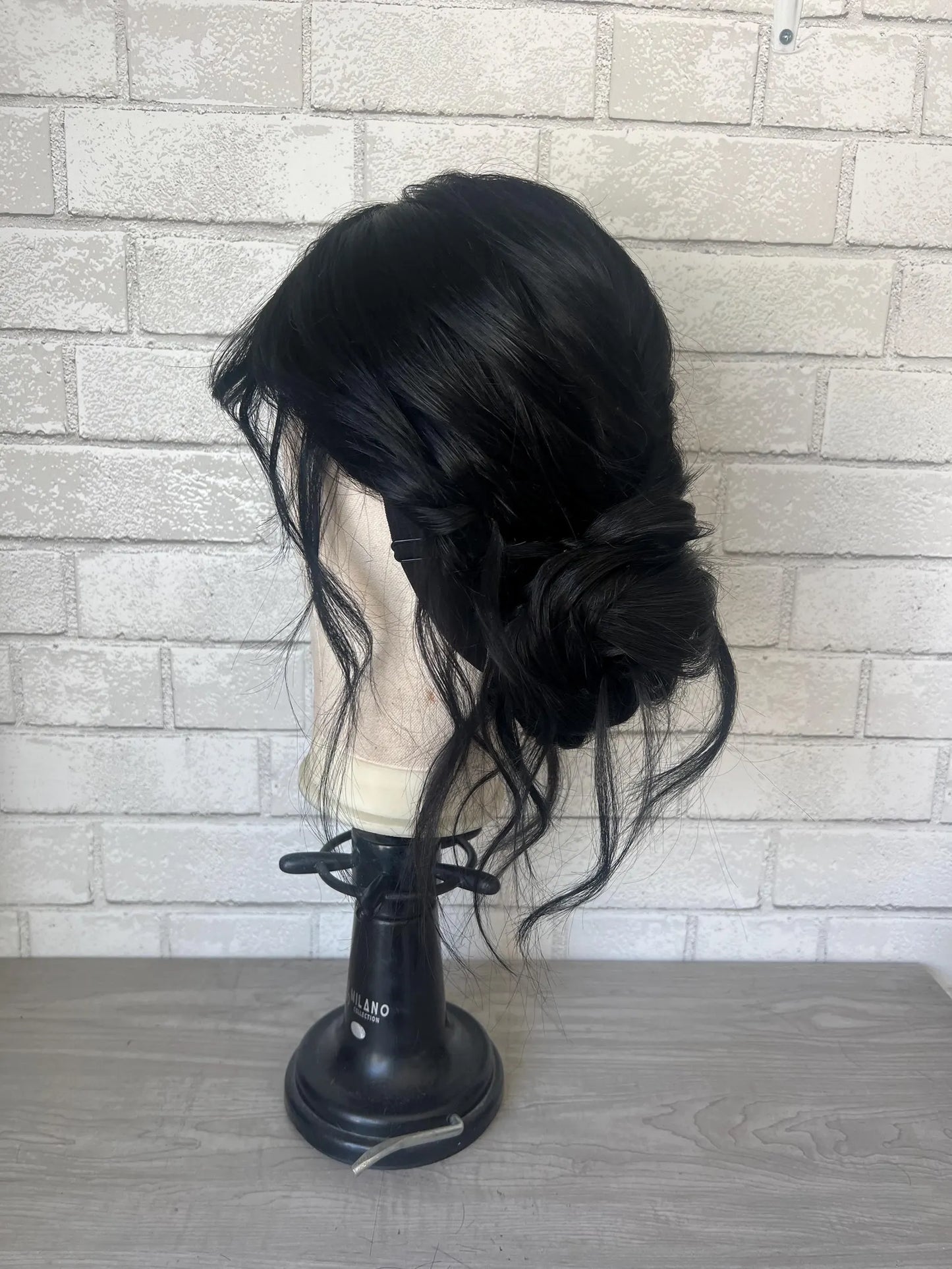 Elegant textured/witchy updo