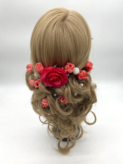 Blonde spring updo 18th century