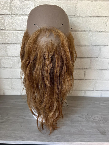 Red Human Hair Beard and mustache set (Viking, dwarf, fantasy)