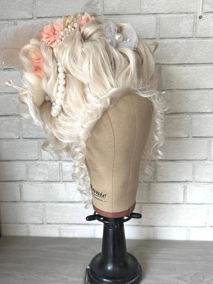 Spring fling Sky high Queen Elizabeth 18th century Human Hair (Bridgeton) with free customization