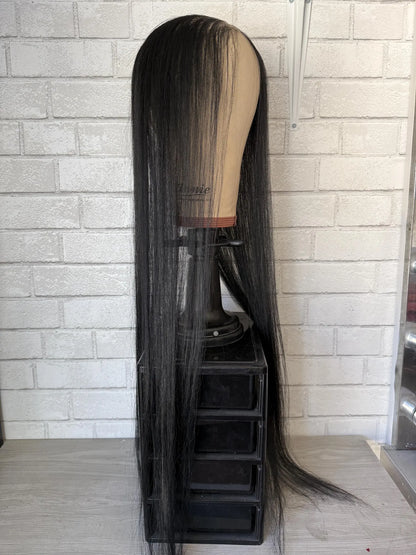 Extra long (26”) balding witch topper Human Hair