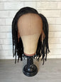 Aging lock wig - film quality - 100% hand-tied human hair